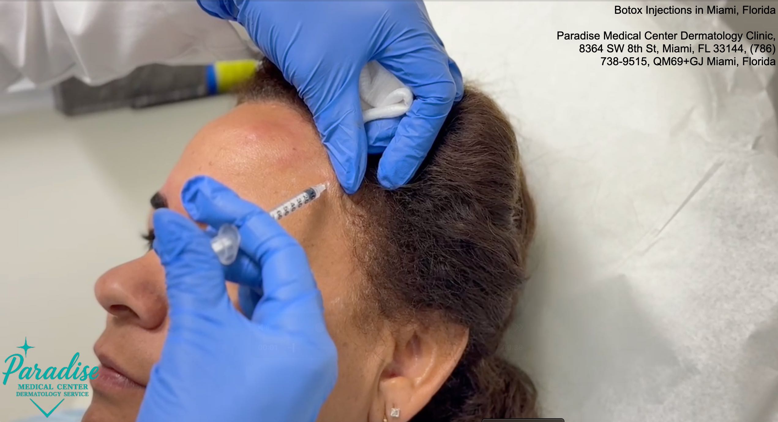 Botox Injections in Miami, Florida at Paradise Medical Center Dermatology Clinic, 8364 SW 8th St, Miami, FL 33144, (786) 738-9515